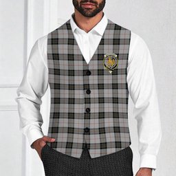 ScotsTee Shop Scottish MacPherson 10 Crest Tartan Waistcoat Sleeveless Suit Vest