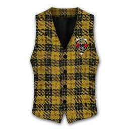 ScotsTee Shop Scottish MacLeod 1831 Crest Tartan Waistcoat Sleeveless Suit Vest