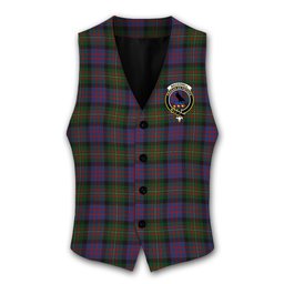 ScotsTee Shop Scottish MacDonell of Glengarry 2 Crest Tartan Waistcoat Sleeveless Suit Vest