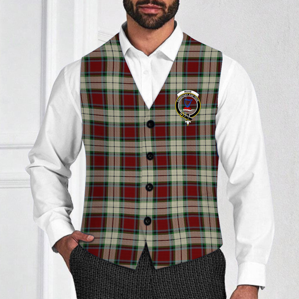 ScotsTee Shop Scottish Rose White Dress Crest Tartan Waistcoat Sleeveless Suit Vest