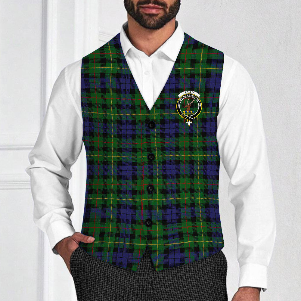 ScotsTee Shop Scottish Rollo Crest Tartan Waistcoat Sleeveless Suit Vest