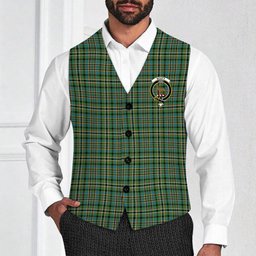 ScotsTee Shop Scottish Scott Green Ancient Crest Tartan Waistcoat Sleeveless Suit Vest