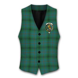 ScotsTee Shop Scottish Walker Hunting Ancient Crest Tartan Waistcoat Sleeveless Suit Vest