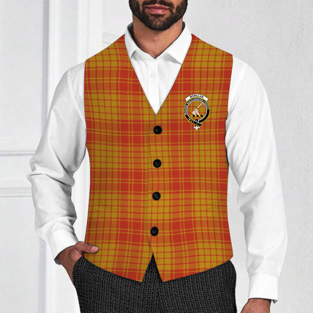 ScotsTee Shop Scottish McMillan Dress Ancient Crest Tartan Waistcoat Sleeveless Suit Vest