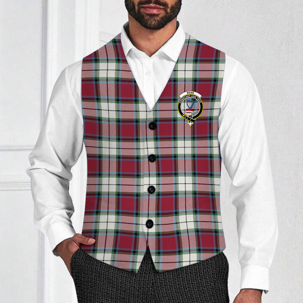 ScotsTee Shop Scottish Rose Dress Modern Crest Tartan Waistcoat Sleeveless Suit Vest