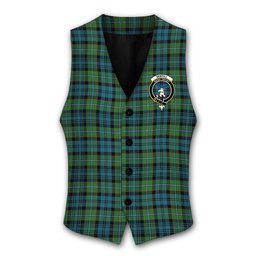 ScotsTee Shop Scottish Sempill Ancient Crest Tartan Waistcoat Sleeveless Suit Vest