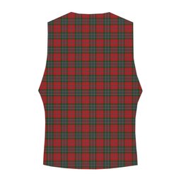 ScotsTee Shop Scottish MacLean Crest Tartan Waistcoat Sleeveless Suit Vest