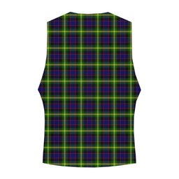 ScotsTee Shop Scottish Watson Modern Crest Tartan Waistcoat Sleeveless Suit Vest
