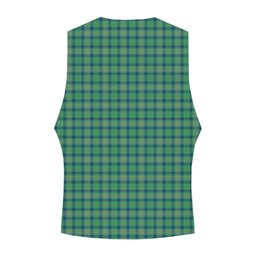 ScotsTee Shop Scottish Kennedy Ancient Crest Tartan Waistcoat Sleeveless Suit Vest