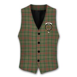 ScotsTee Shop Scottish Scott Brown Hunting Ancient Crest Tartan Waistcoat Sleeveless Suit Vest