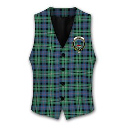 ScotsTee Shop Scottish Rose Hunting Ancient Crest Tartan Waistcoat Sleeveless Suit Vest