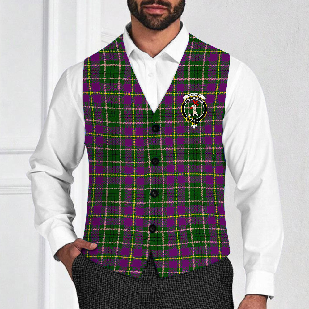 ScotsTee Shop Scottish Tailyour Crest Tartan Waistcoat Sleeveless Suit Vest
