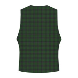 ScotsTee Shop Scottish MacAulay Hunting Crest Tartan Waistcoat Sleeveless Suit Vest
