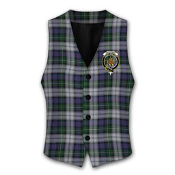 ScotsTee Shop Scottish MacKenzie Dress 4 Crest Tartan Waistcoat Sleeveless Suit Vest