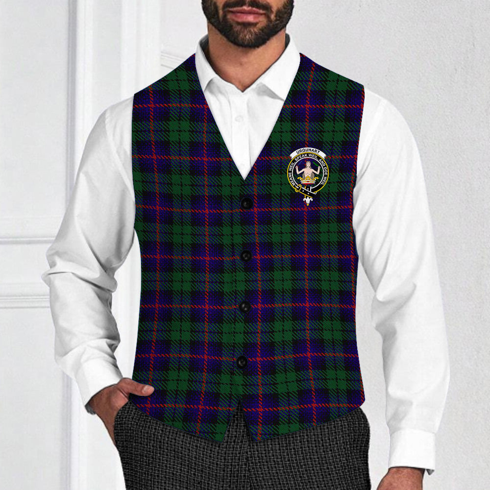 ScotsTee Shop Scottish Urquhart Crest Tartan Waistcoat Sleeveless Suit Vest