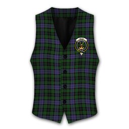 ScotsTee Shop Scottish Keith McCormick Crest Tartan Waistcoat Sleeveless Suit Vest