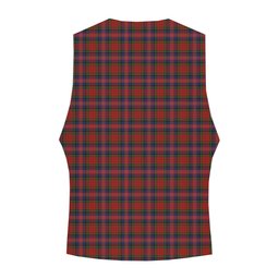 ScotsTee Shop Scottish MacPherson 8 Crest Tartan Waistcoat Sleeveless Suit Vest
