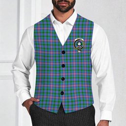 ScotsTee Shop Scottish Pitcairn Hunting Crest Tartan Waistcoat Sleeveless Suit Vest