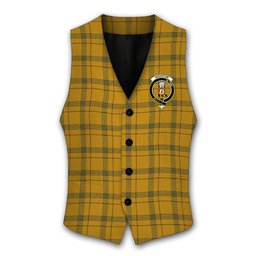 ScotsTee Shop Scottish Houston Modern Crest Tartan Waistcoat Sleeveless Suit Vest