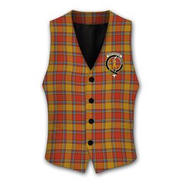 ScotsTee Shop Scottish Scrymgeour Ancient Crest Tartan Waistcoat Sleeveless Suit Vest