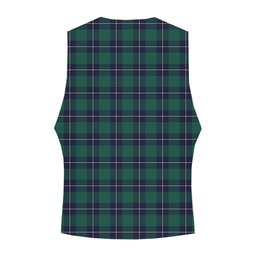 ScotsTee Shop Scottish Irvine Modern Crest Tartan Waistcoat Sleeveless Suit Vest
