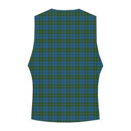 ScotsTee Shop Scottish Melville Two black lines Crest Tartan Waistcoat Sleeveless Suit Vest