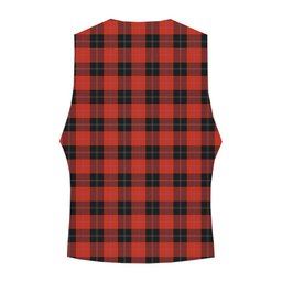 ScotsTee Shop Scottish Ramsay of Dalhousie (Ramsay Red) Ancient Crest Tartan Waistcoat Sleeveless Suit Vest