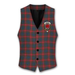 ScotsTee Shop Scottish Wilson 04 Crest Tartan Waistcoat Sleeveless Suit Vest