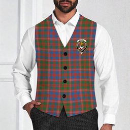 ScotsTee Shop Scottish McColl Hunting Ancient Crest Tartan Waistcoat Sleeveless Suit Vest