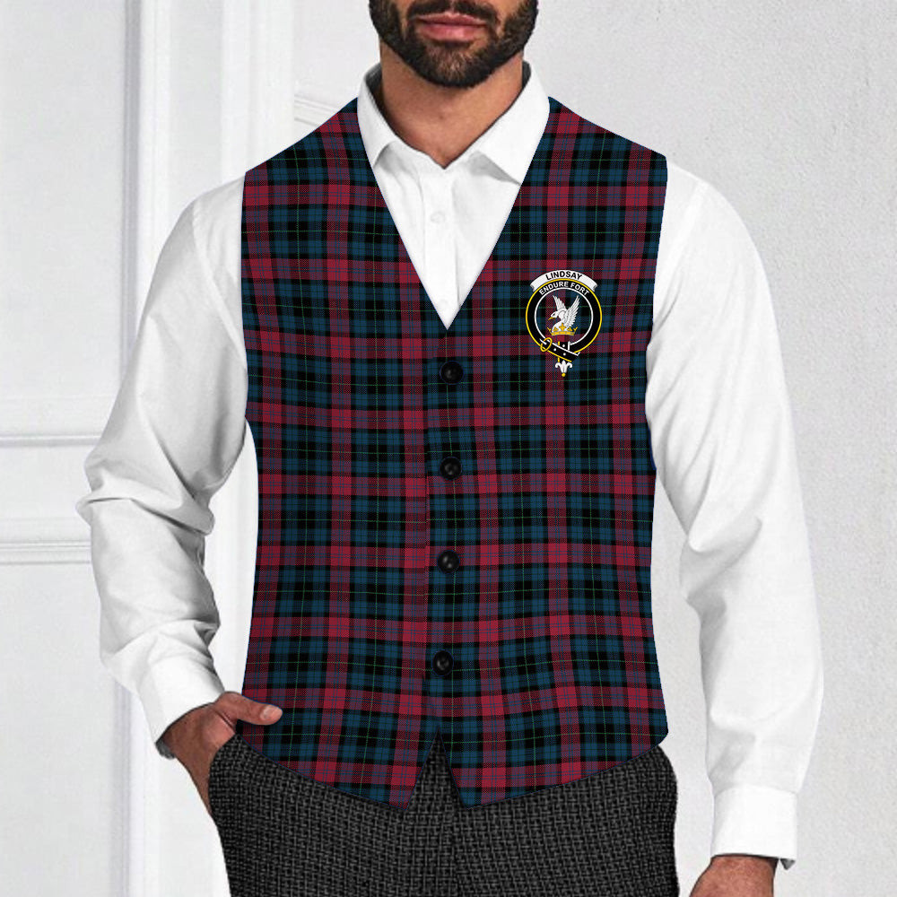 ScotsTee Shop Scottish Lindsay-McGee Modern Clan Crest Tartan Waistcoat Sleeveless Suit Vest