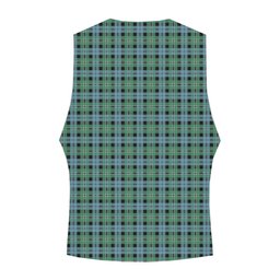 ScotsTee Shop Scottish Melville Modern Crest Tartan Waistcoat Sleeveless Suit Vest