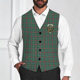 ScotsTee Shop Scottish Spens Fragment Modern Clan Crest Tartan Waistcoat Sleeveless Suit Vest