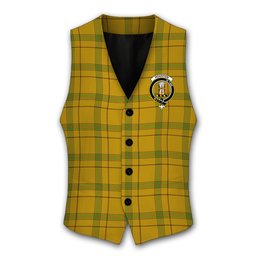 ScotsTee Shop Scottish Houston Crest Tartan Waistcoat Sleeveless Suit Vest