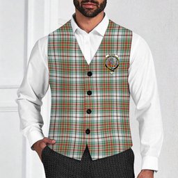 ScotsTee Shop Scottish McBain Dress Ancient Crest Tartan Waistcoat Sleeveless Suit Vest