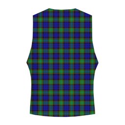 ScotsTee Shop Scottish Semple Modern Crest Tartan Waistcoat Sleeveless Suit Vest