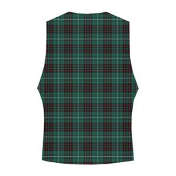 ScotsTee Shop Scottish McAulay of Lewis Modern Crest Tartan Waistcoat Sleeveless Suit Vest