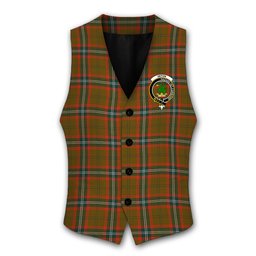 ScotsTee Shop Scottish Seton Hunting Modern Crest Tartan Waistcoat Sleeveless Suit Vest