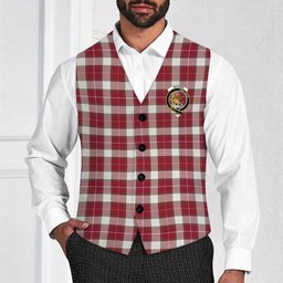 ScotsTee Shop Scottish McPhee Dress Modern Crest Tartan Waistcoat Sleeveless Suit Vest