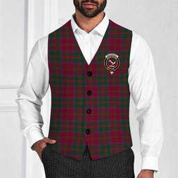 ScotsTee Shop Scottish MacDougall 1880 2 Crest Tartan Waistcoat Sleeveless Suit Vest