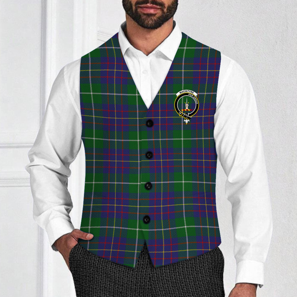 ScotsTee Shop Scottish MacIntyre Inglis Crest Tartan Waistcoat Sleeveless Suit Vest