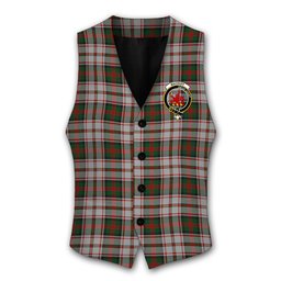 ScotsTee Shop Scottish MacDuff Dress 3 Crest Tartan Waistcoat Sleeveless Suit Vest