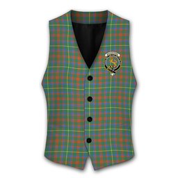 ScotsTee Shop Scottish MacKintosh Hunting Ancient Crest Tartan Waistcoat Sleeveless Suit Vest