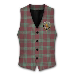 ScotsTee Shop Scottish MacGregor Hunting Ancient Crest Tartan Waistcoat Sleeveless Suit Vest