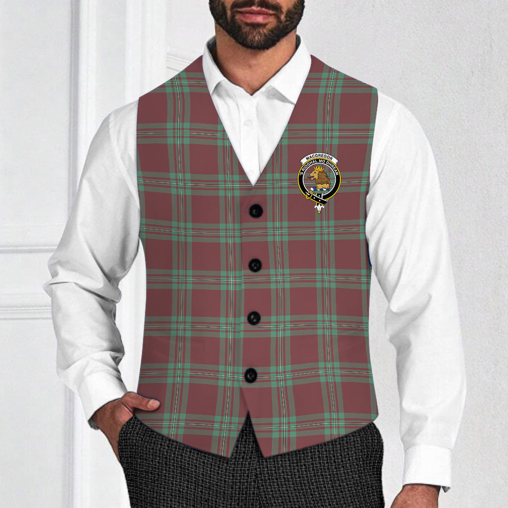 ScotsTee Shop Scottish MacGregor Hunting Ancient Crest Tartan Waistcoat Sleeveless Suit Vest