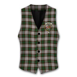 ScotsTee Shop Scottish McKinnon Dress Crest Tartan Waistcoat Sleeveless Suit Vest