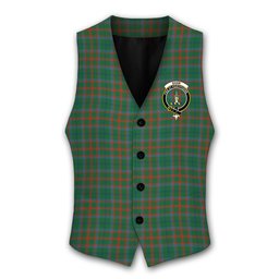 ScotsTee Shop Scottish Shaw of Tordarroch Hunting Ancient Crest Tartan Waistcoat Sleeveless Suit Vest