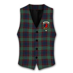 ScotsTee Shop Scottish McNeacail Hunting Modern Crest Tartan Waistcoat Sleeveless Suit Vest