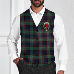 ScotsTee Shop Scottish McNeacail Hunting Modern Crest Tartan Waistcoat Sleeveless Suit Vest