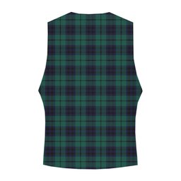ScotsTee Shop Scottish Marshall Modern Crest Tartan Waistcoat Sleeveless Suit Vest