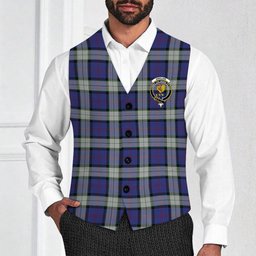 ScotsTee Shop Scottish Sinclair Dress Crest Tartan Waistcoat Sleeveless Suit Vest